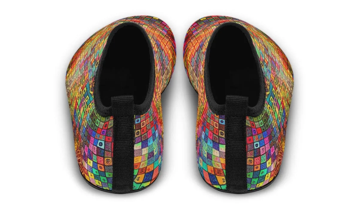 Blottered Grid Barefoot Shoes