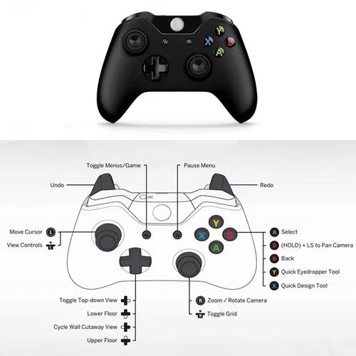 Bluetooth Wireless Game Gamepad Game Controller For Microsoft Xbox One Series PC