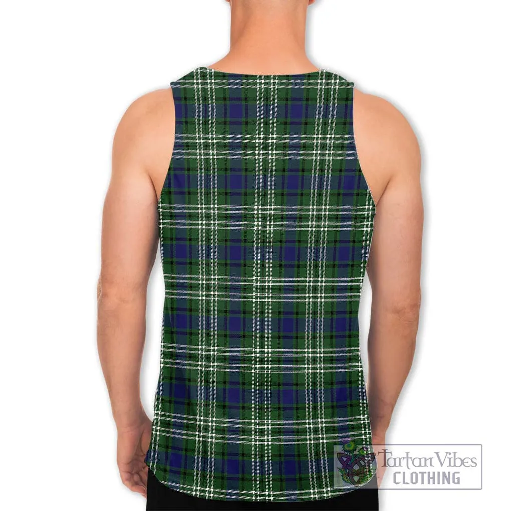 Blyth Tartan Men's Tank Top with Family Crest DNA In Me Style