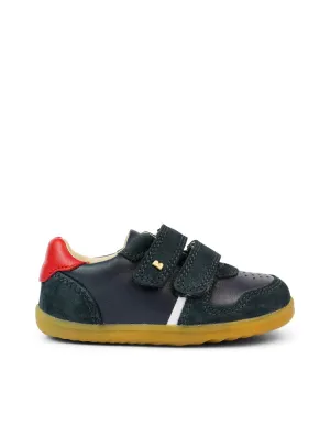 Bobux Riley Infant Boys Navy Red Shoe