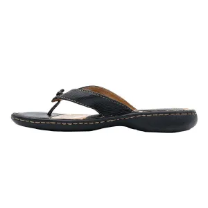 Born Flop Sandals Flip Flops Leather Black Colour For Women