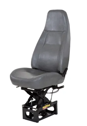 Bostrom Baja High Back Truck Seat in Gray Vinyl – PN 1247001-546