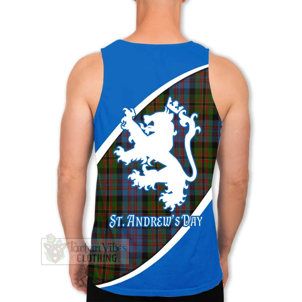 Bowie Family Crest Tartan Men's Tank Top Celebrate Saint Andrew's Day in Style