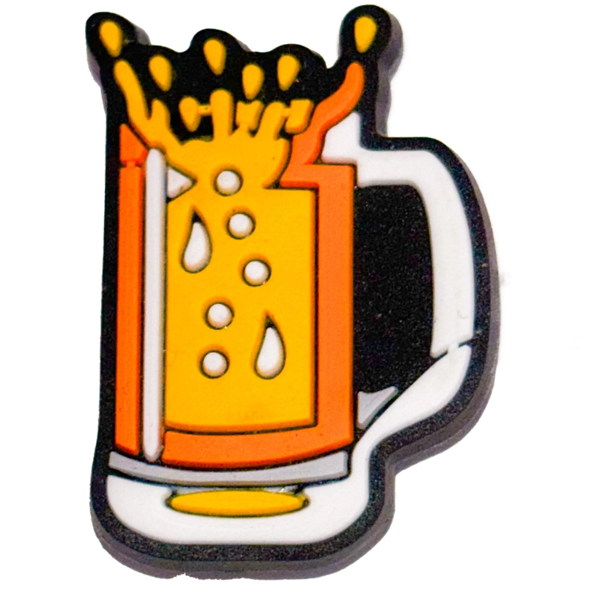 Brewed Steps: Glass of Beer Shoe Charm