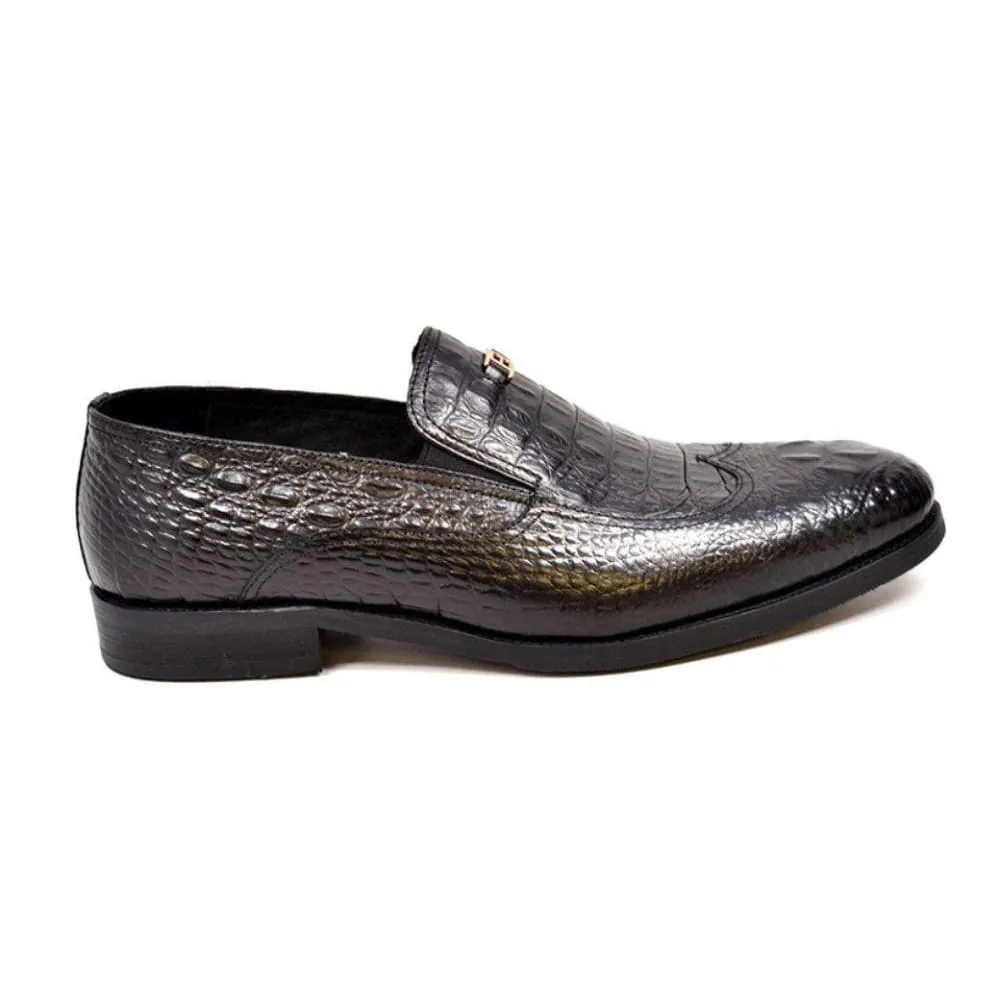 British Walkers Shiraz Croc Men's Crocodile Leather Loafers