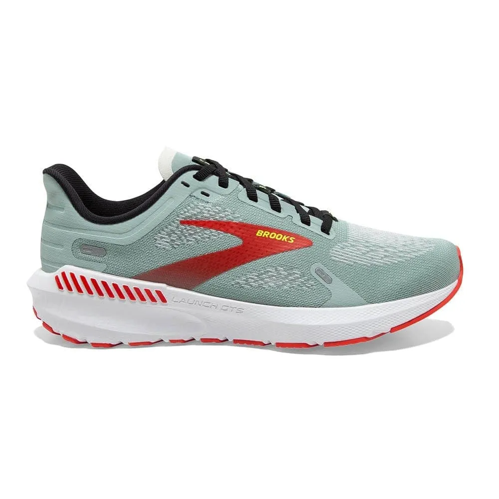 Brooks Launch GTS 9 (Womens) - Blue Surf/Black/Cherry Tomato