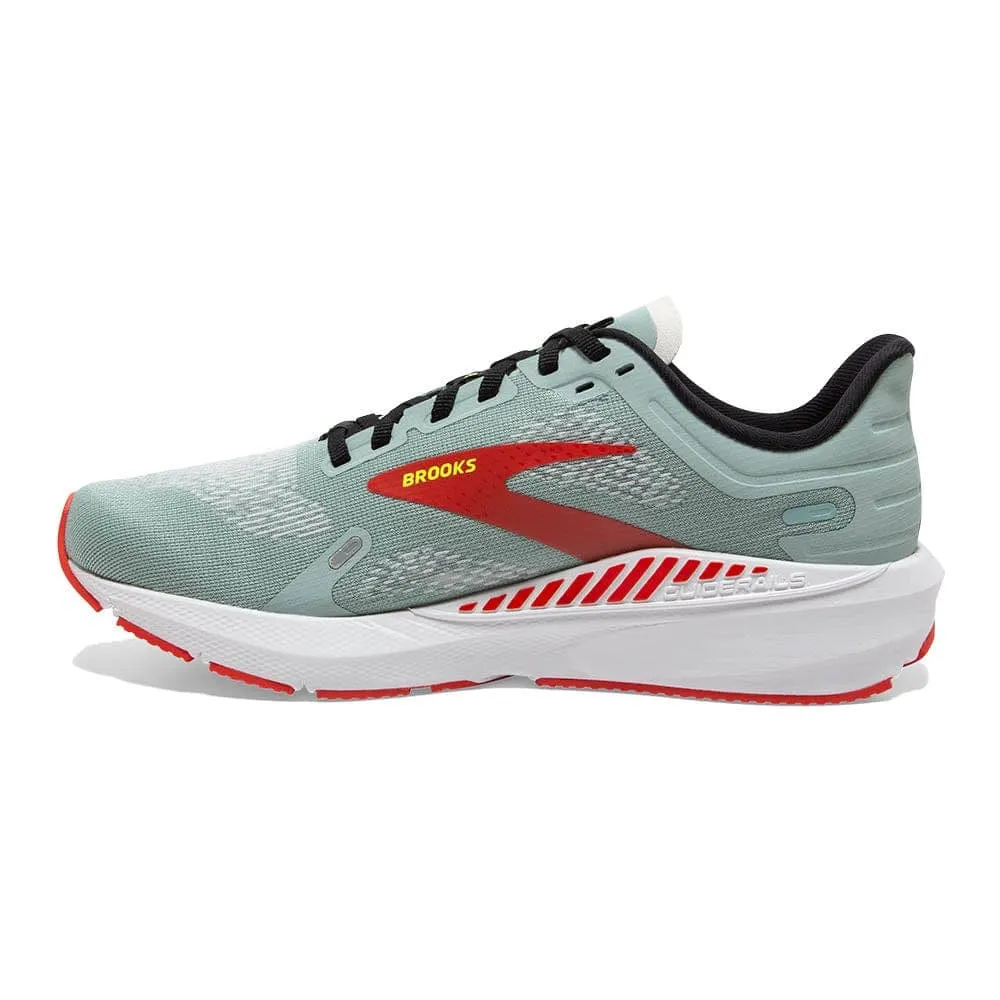 Brooks Launch GTS 9 (Womens) - Blue Surf/Black/Cherry Tomato