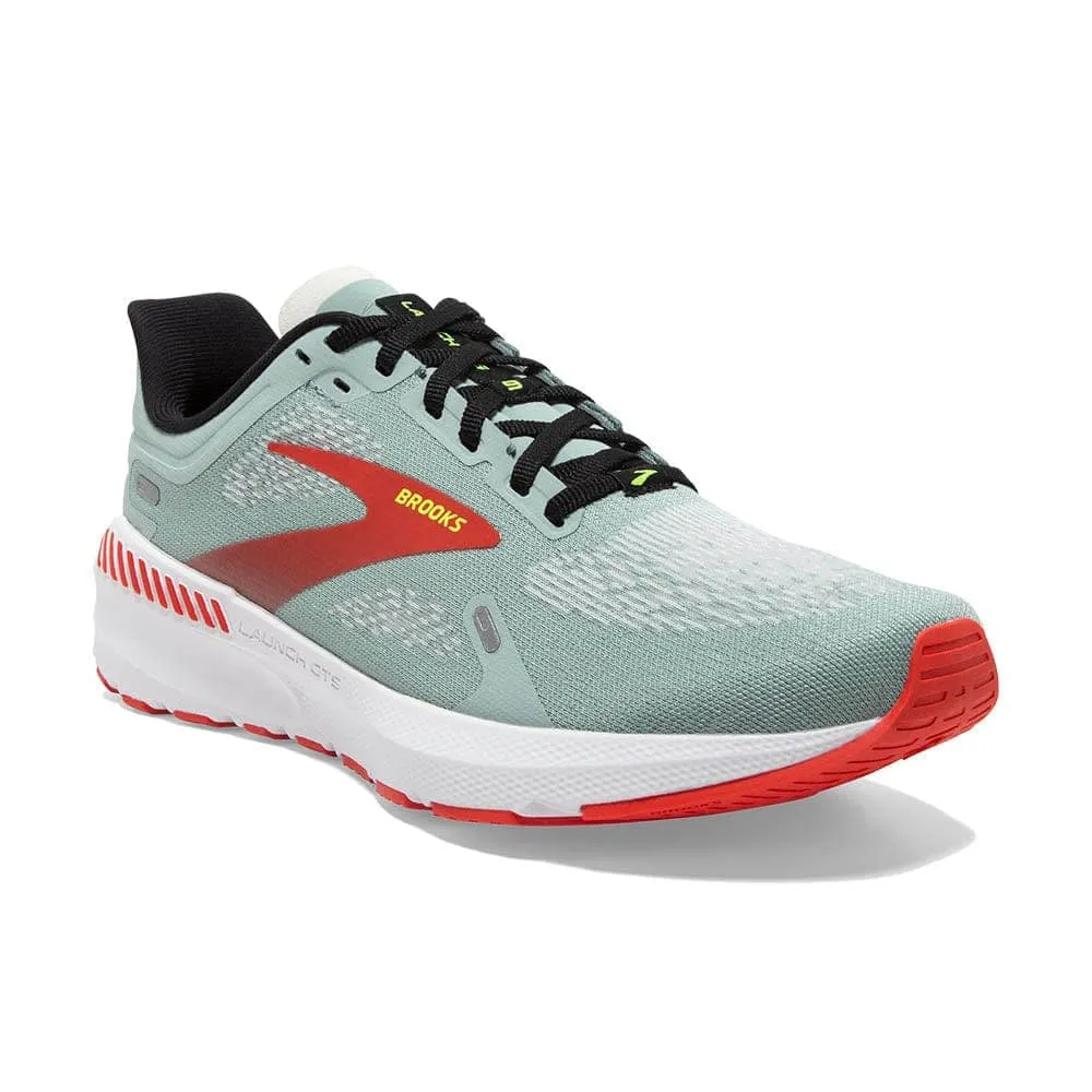 Brooks Launch GTS 9 (Womens) - Blue Surf/Black/Cherry Tomato