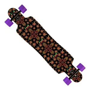 CALI Strong Dream Rasta Longboard Drop Through Complete