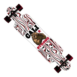 CALI Strong Mean Bear Longboard Drop Through Complete