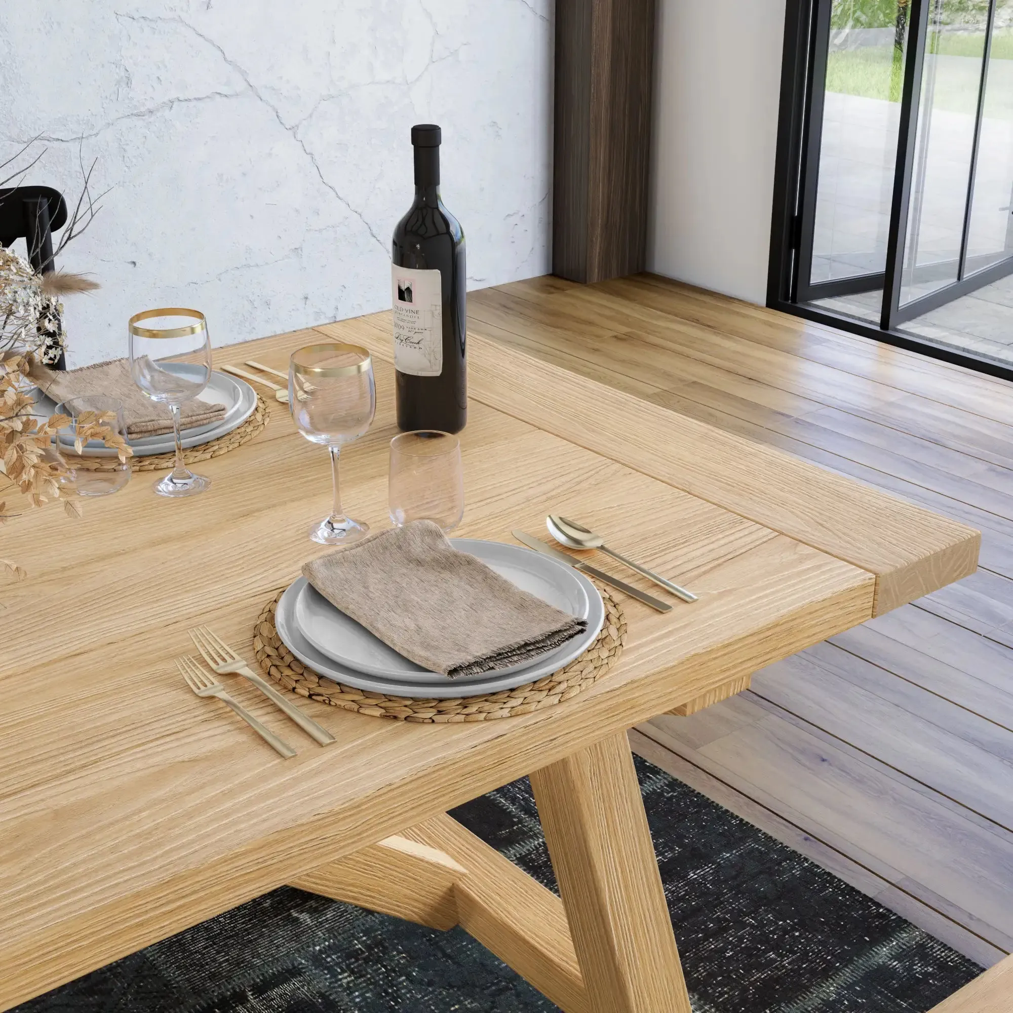 Cascais 72"  Customizable Dining Table