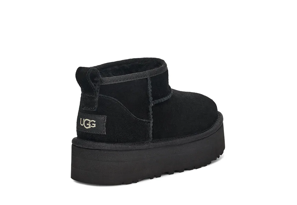 Classic Ultra Mini Platform in Black by UGG