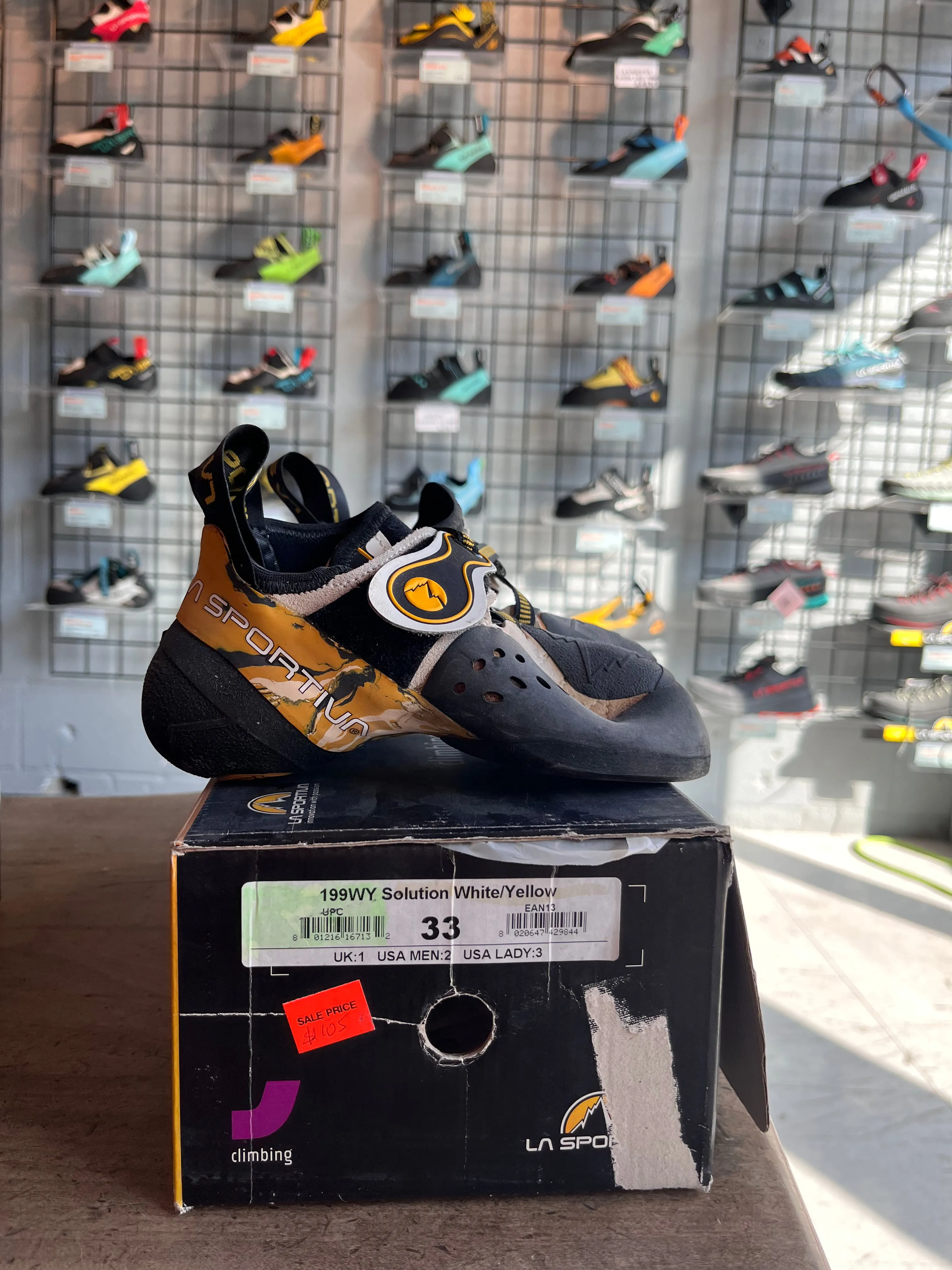 Clearance: La Sportiva Solution 2017 Climbing Shoes