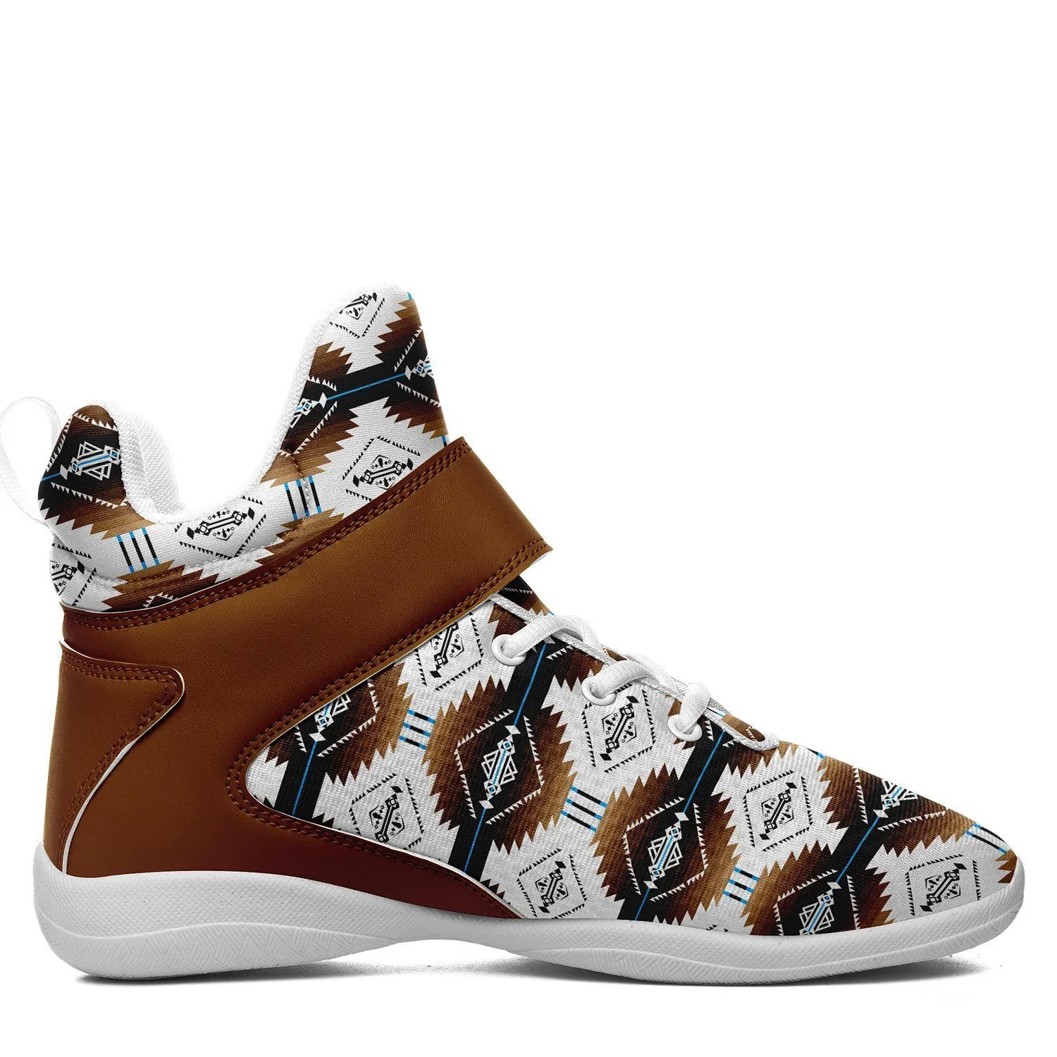 Cofitichequi White Ipottaa Basketball / Sport High Top Shoes - White Sole