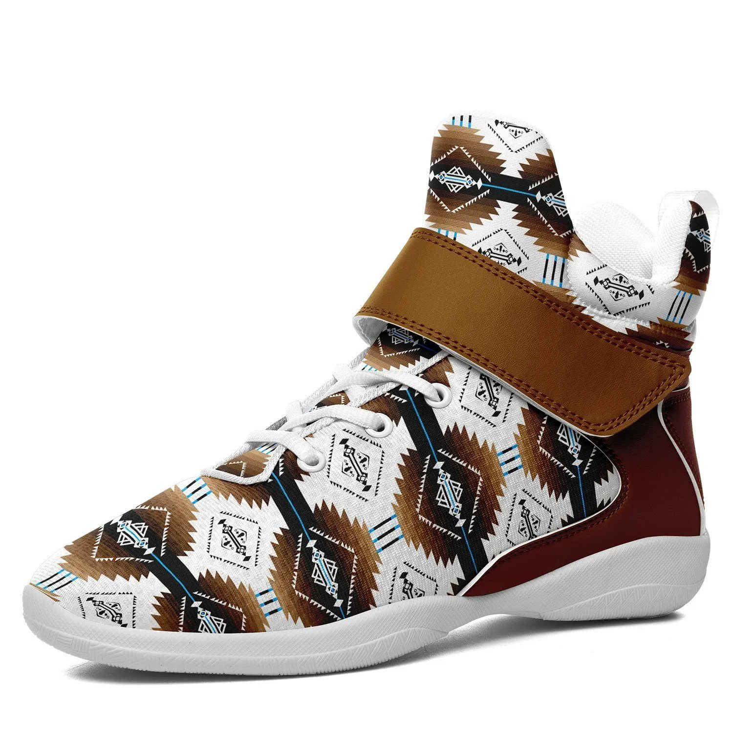 Cofitichequi White Ipottaa Basketball / Sport High Top Shoes - White Sole