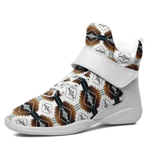 Cofitichequi White Ipottaa Basketball / Sport High Top Shoes - White Sole