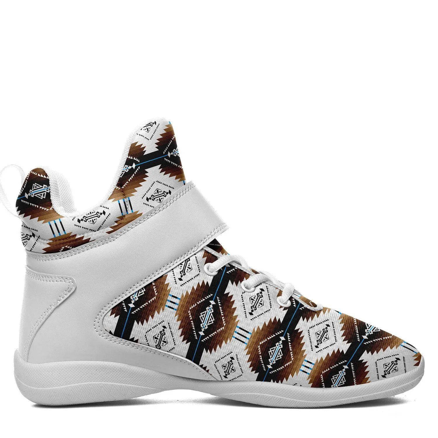 Cofitichequi White Ipottaa Basketball / Sport High Top Shoes - White Sole