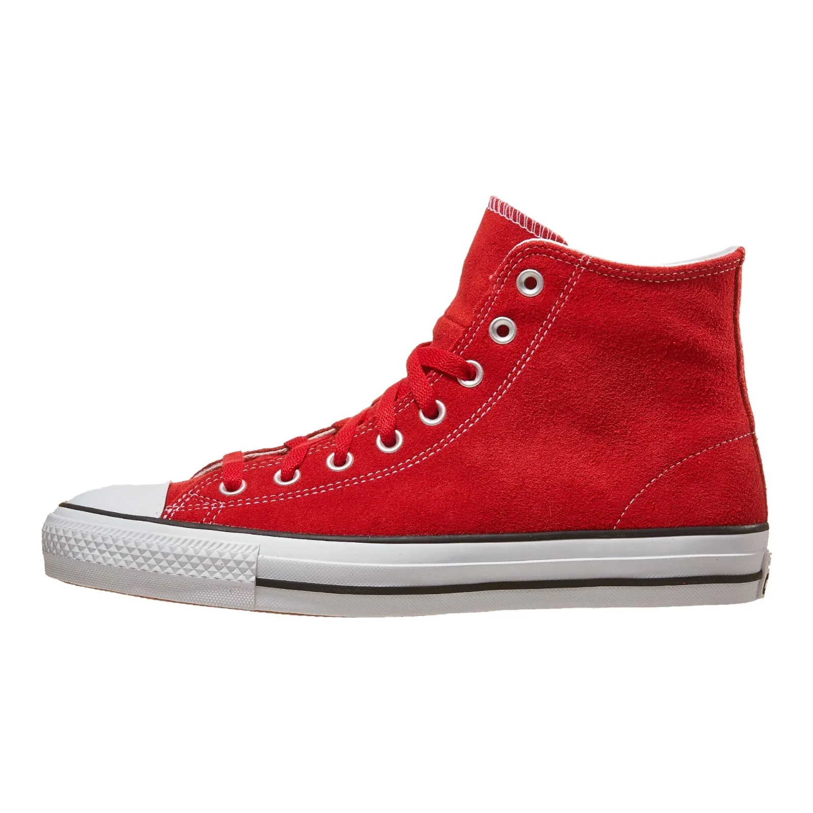 Converse CTAS Pro Hi Shoes
Red/White/Black Suede