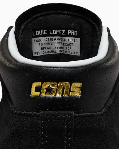 Converse Louie Lopez Pro Mid: Black/White