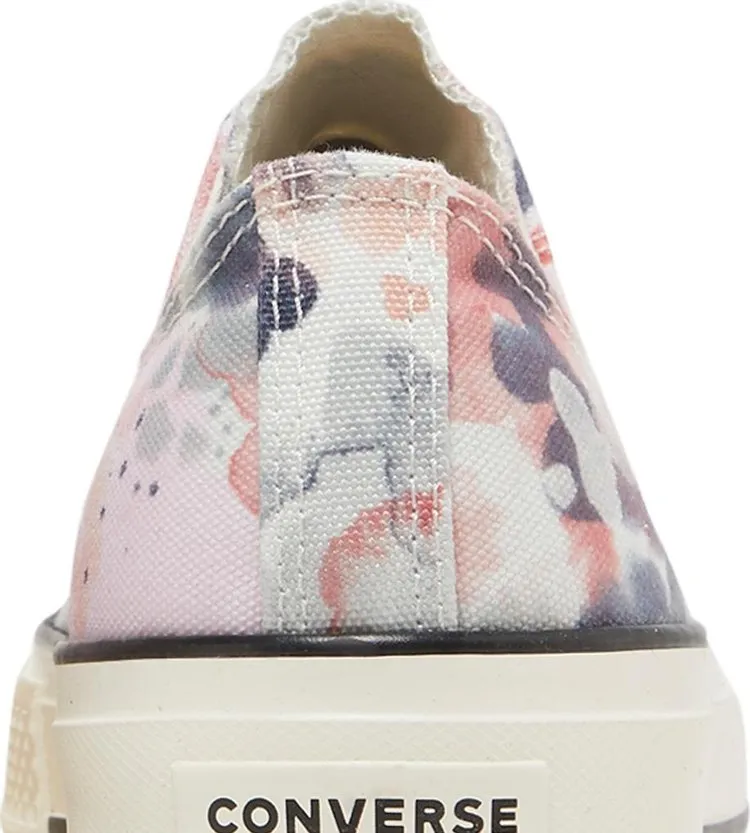 Converse Wmns Chuck Taylor All Star Platform Low Washed Florals Sneakers, Multicolor