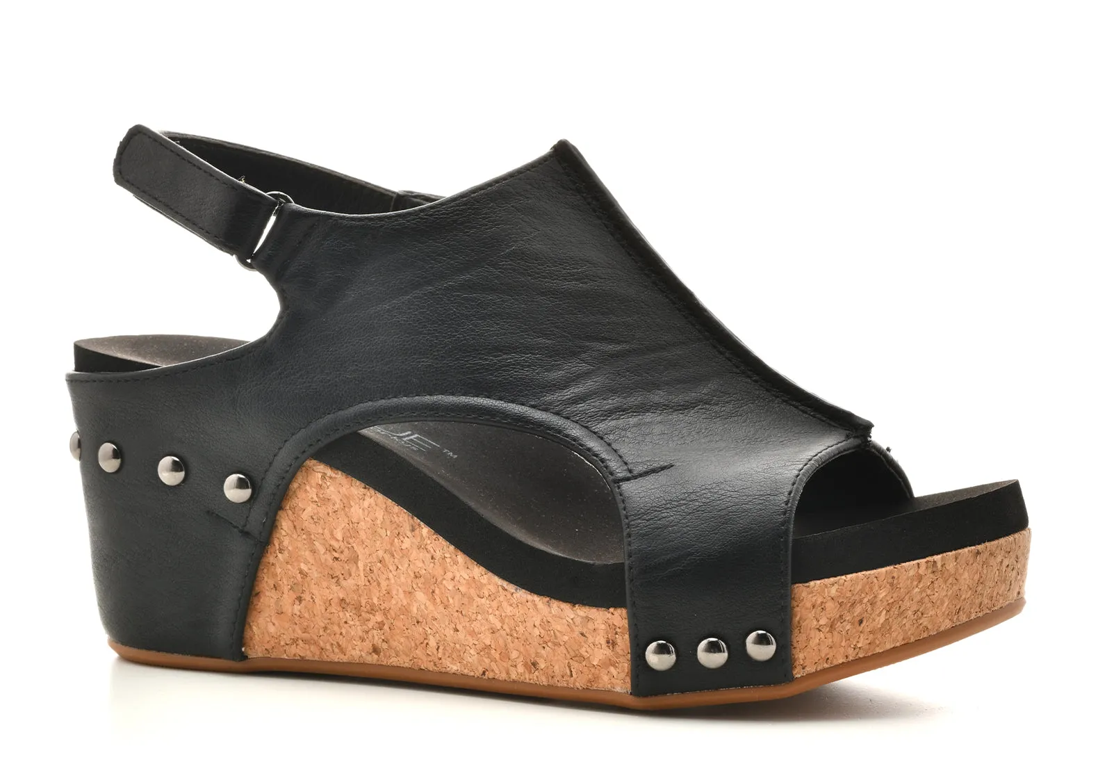 Corky’s Carley Wedge - Black Smooth