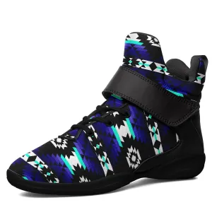 Cree Confederacy Midnight Ipottaa Basketball / Sport High Top Shoes - Black Sole