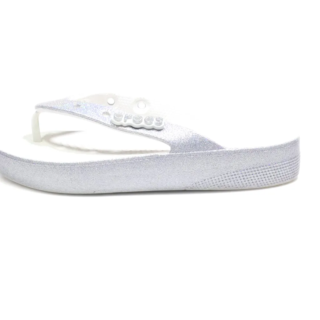 Crocs Flip Flops Eva Silver Colour For Women