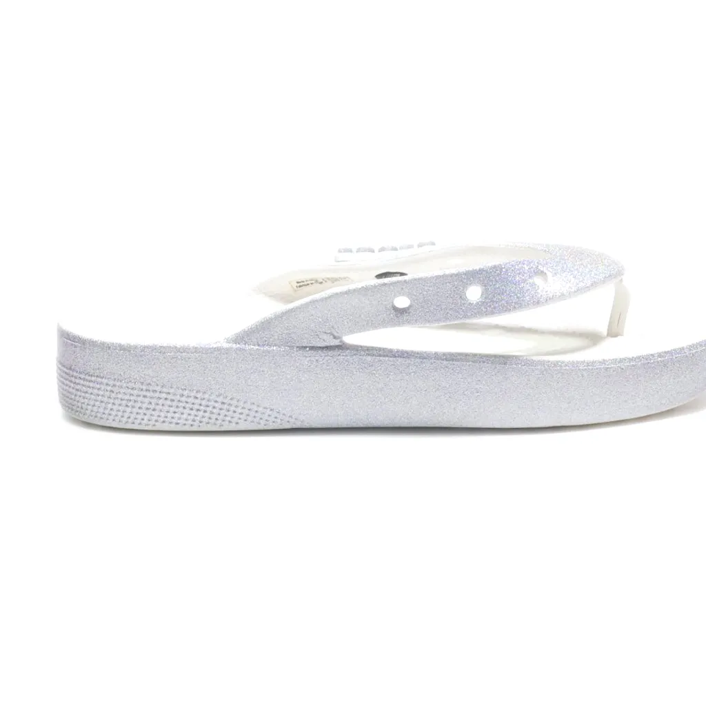 Crocs Flip Flops Eva Silver Colour For Women