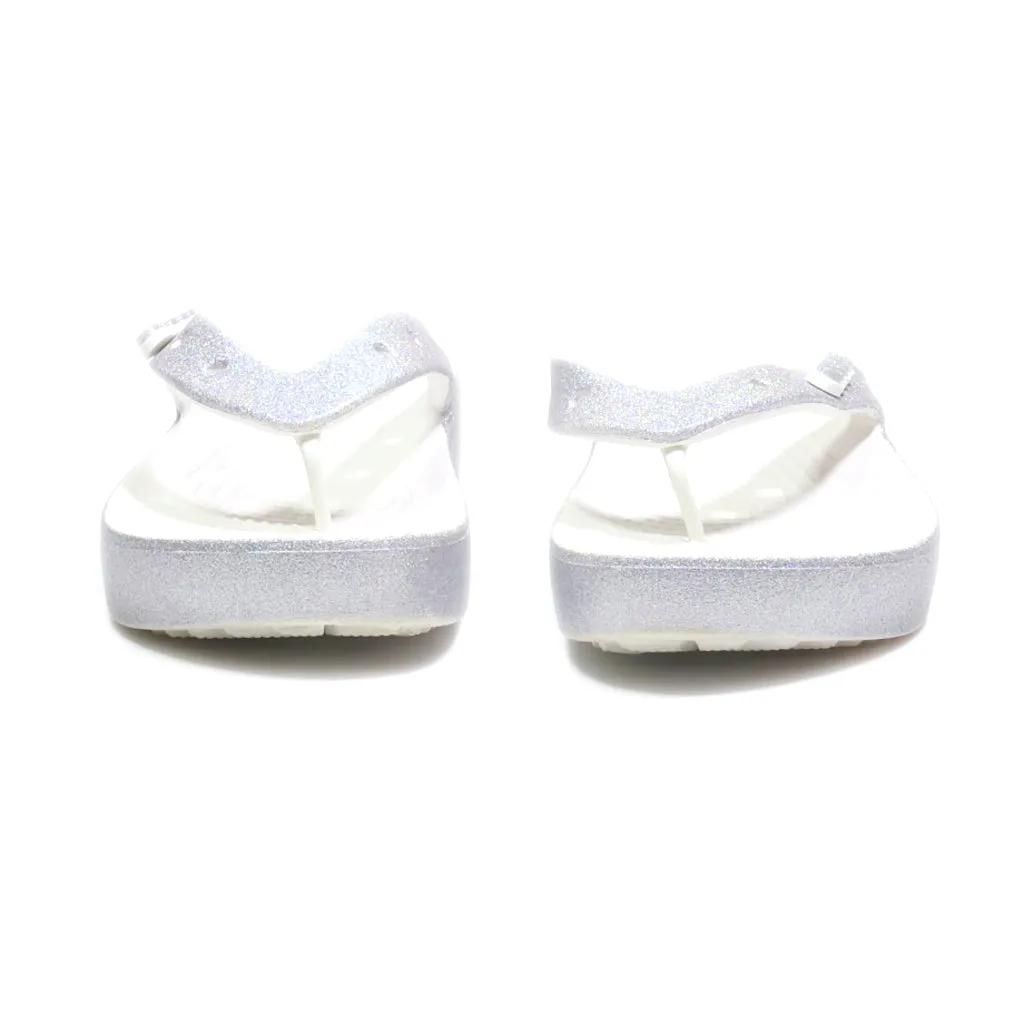 Crocs Flip Flops Eva Silver Colour For Women