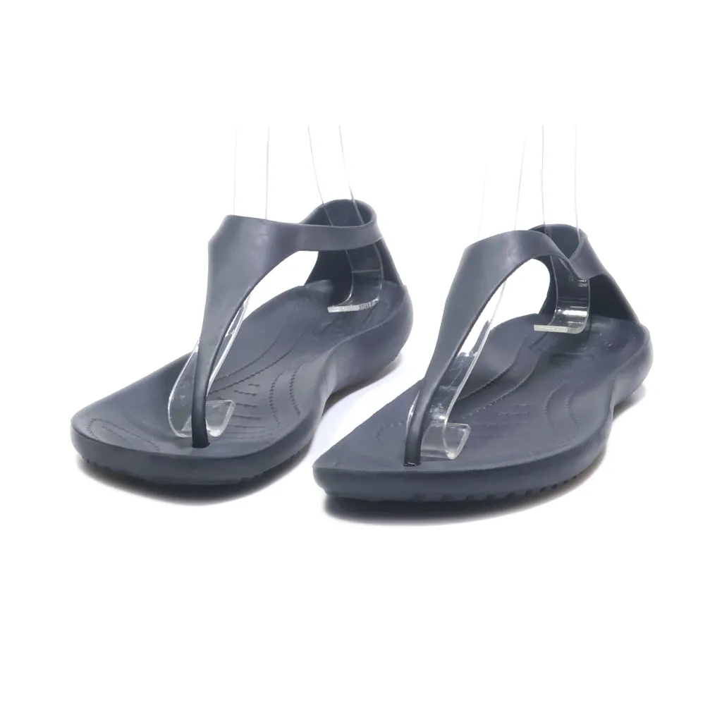 Crocs Sexi Flip Flat Sandals Eva Black Colour For Women