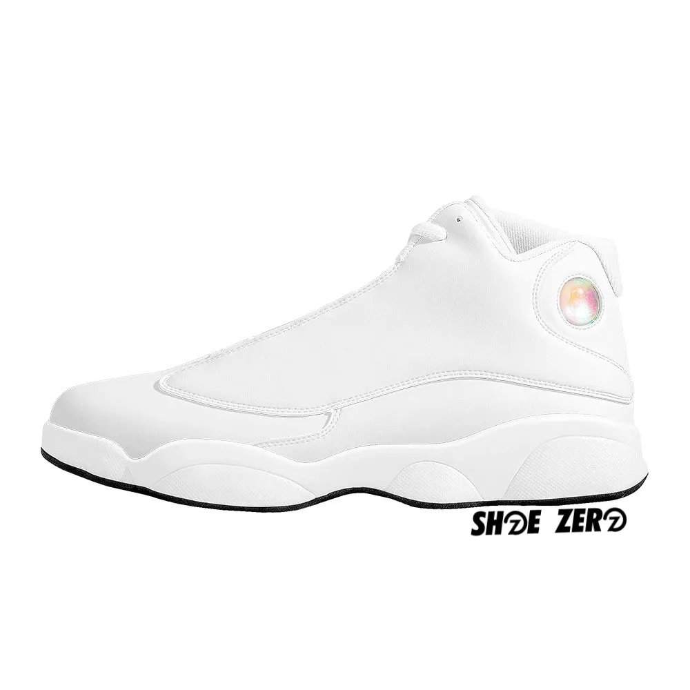 Customizable Basketball Shoes (White)