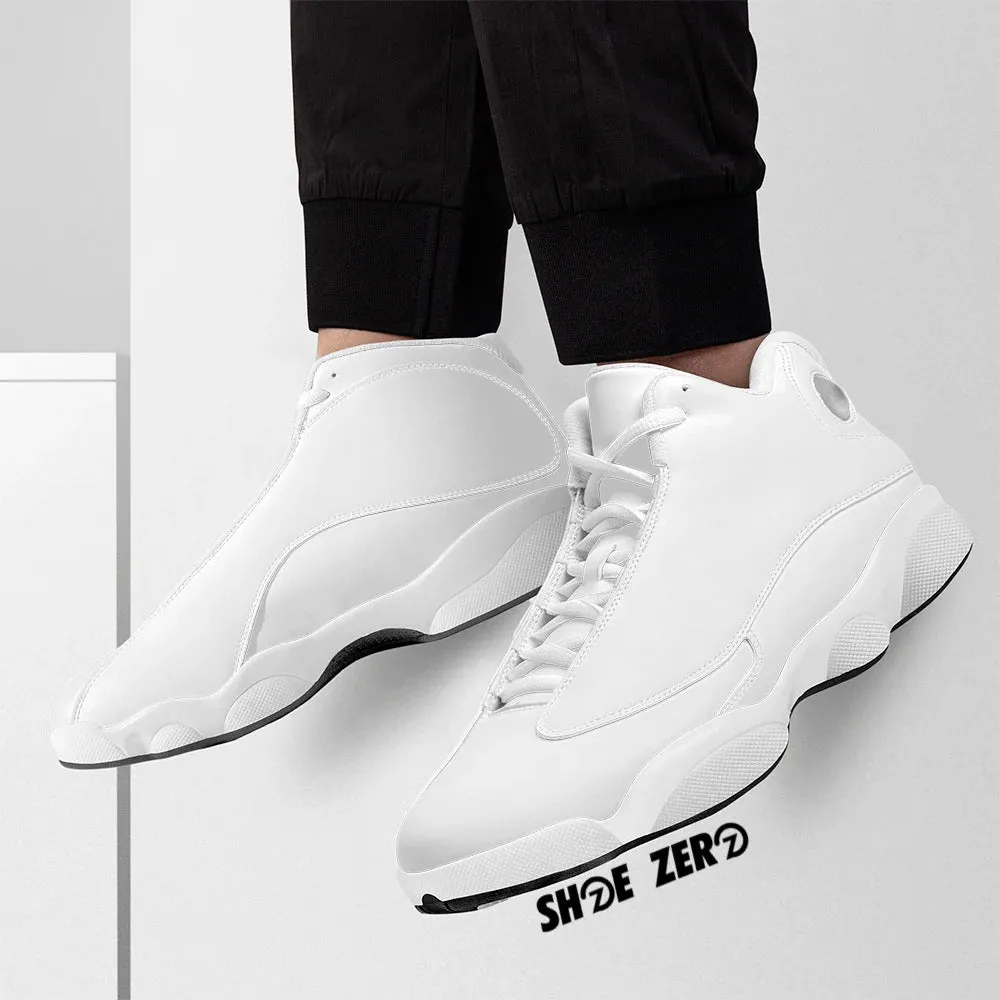 Customizable Basketball Shoes (White)