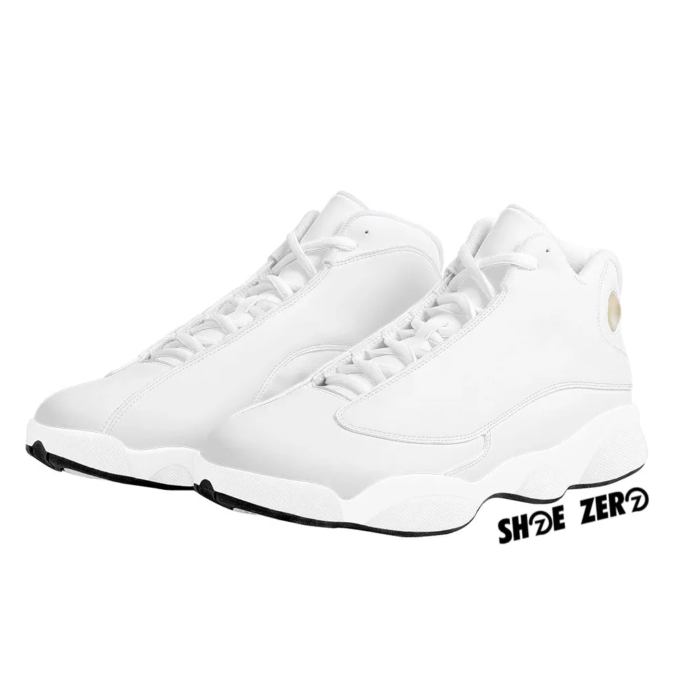 Customizable Basketball Shoes (White)