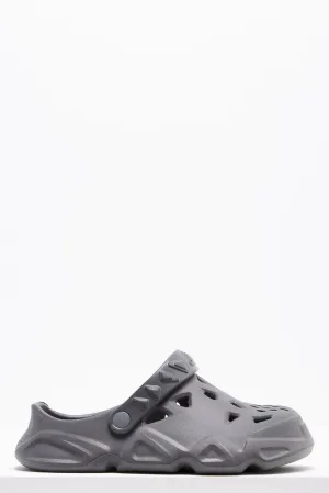 Cut Out Clog Grey