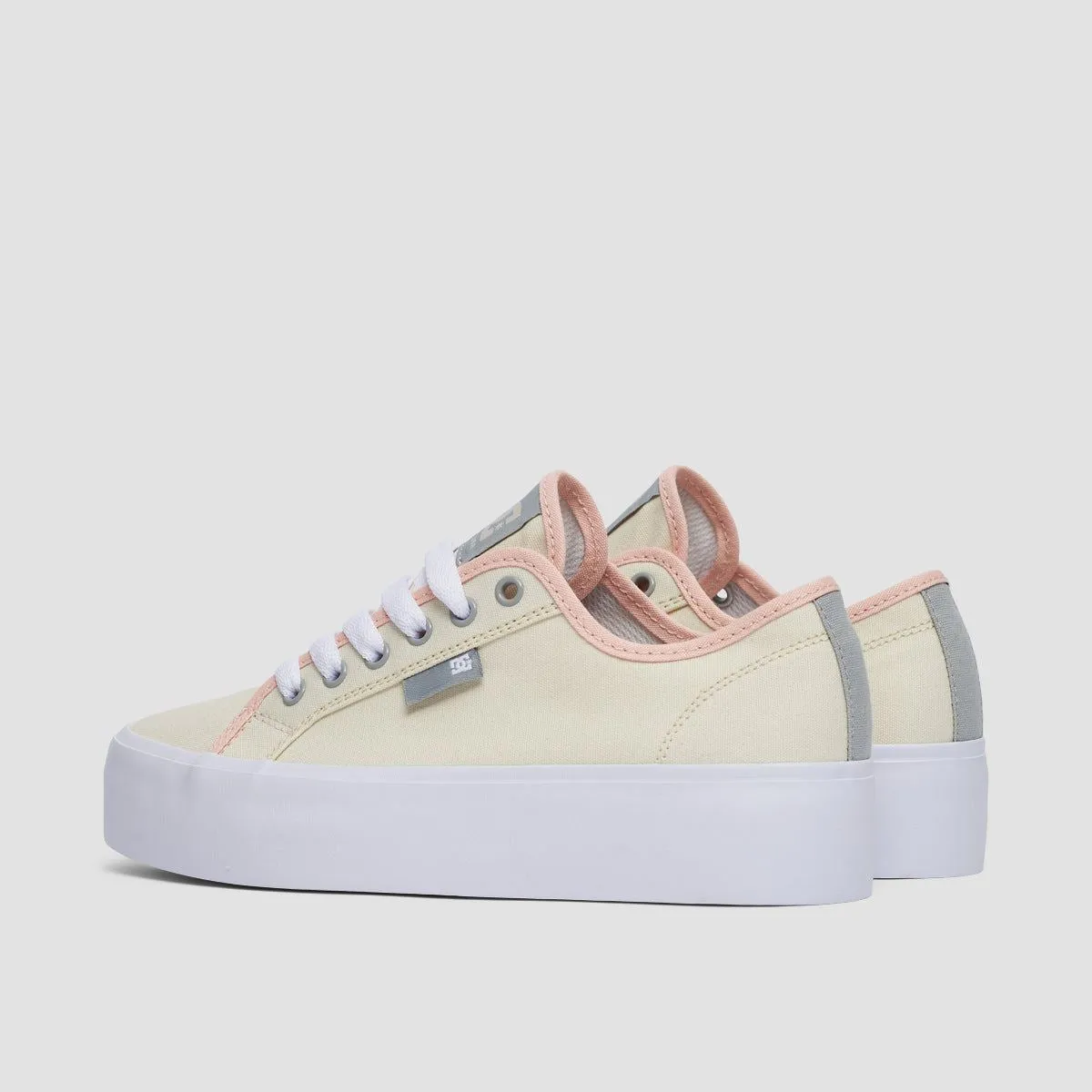 DC Manual Platform Shoes - Off White - Womens