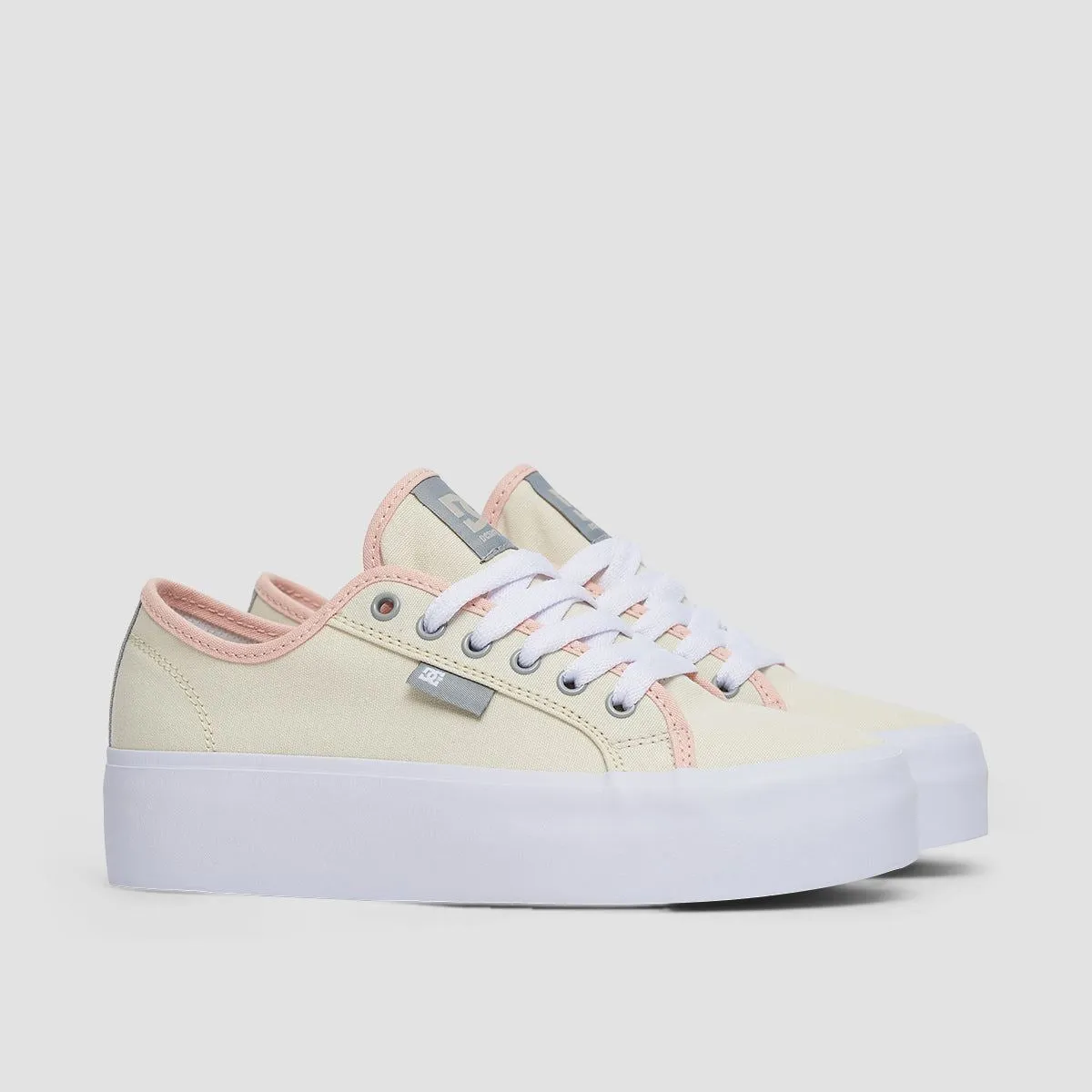 DC Manual Platform Shoes - Off White - Womens