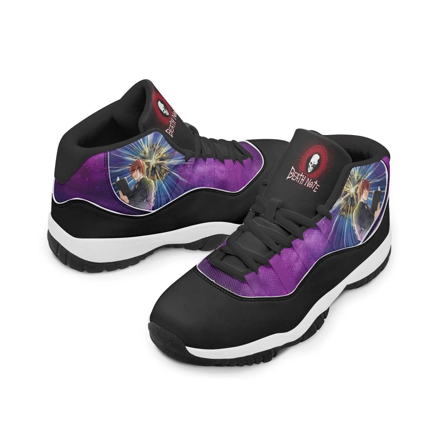 Death Note Ryuk Purple Black JD11 Anime Shoes