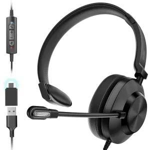 Delton 30Y USB-A Headset   USB-C Adapter