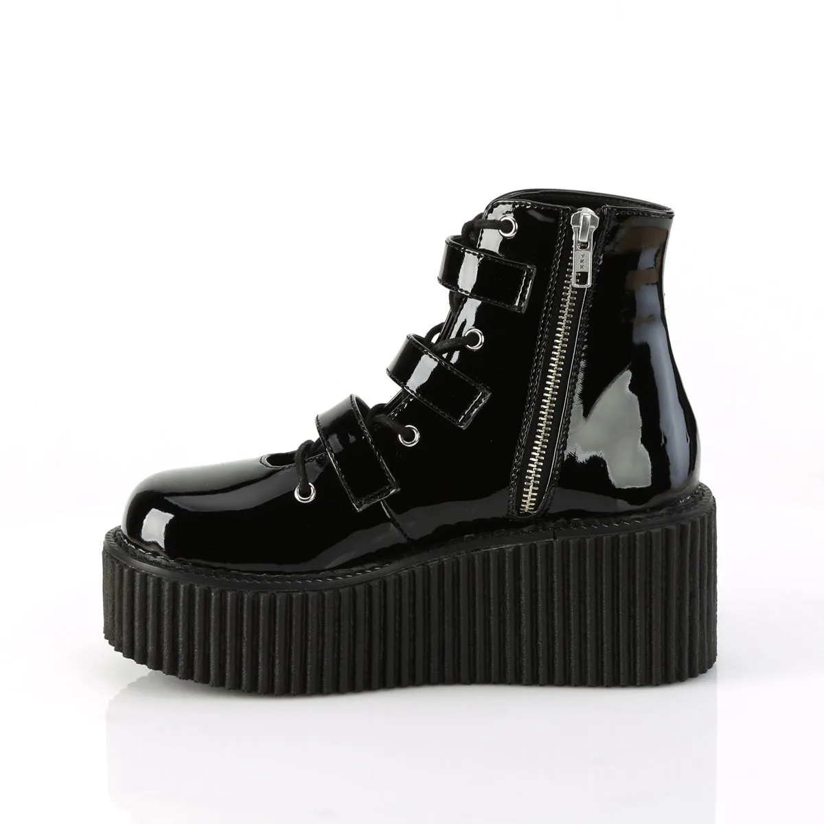 Demonia CREEPER-260 | Black Patent Leather Creepers