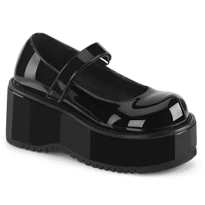 Demonia DOLLIE-01 | Black Patent Leather Mary Janes