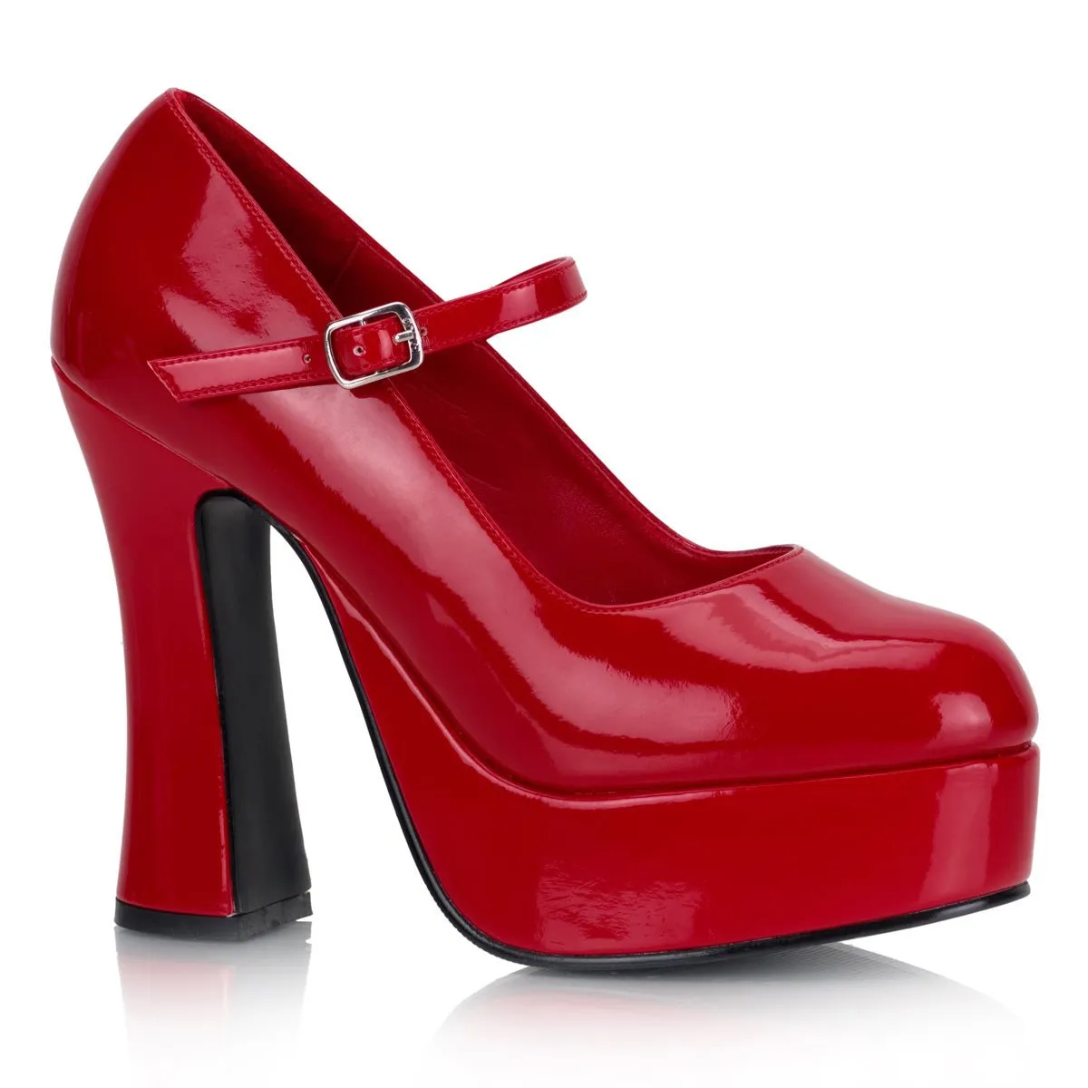 Demonia DOLLY-50 | Red Patent Leather Mary Janes