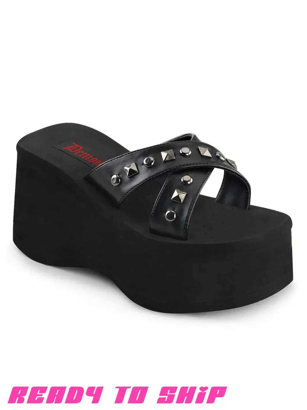 DEMONIA FUNN-29 PLATFORM SANDALS