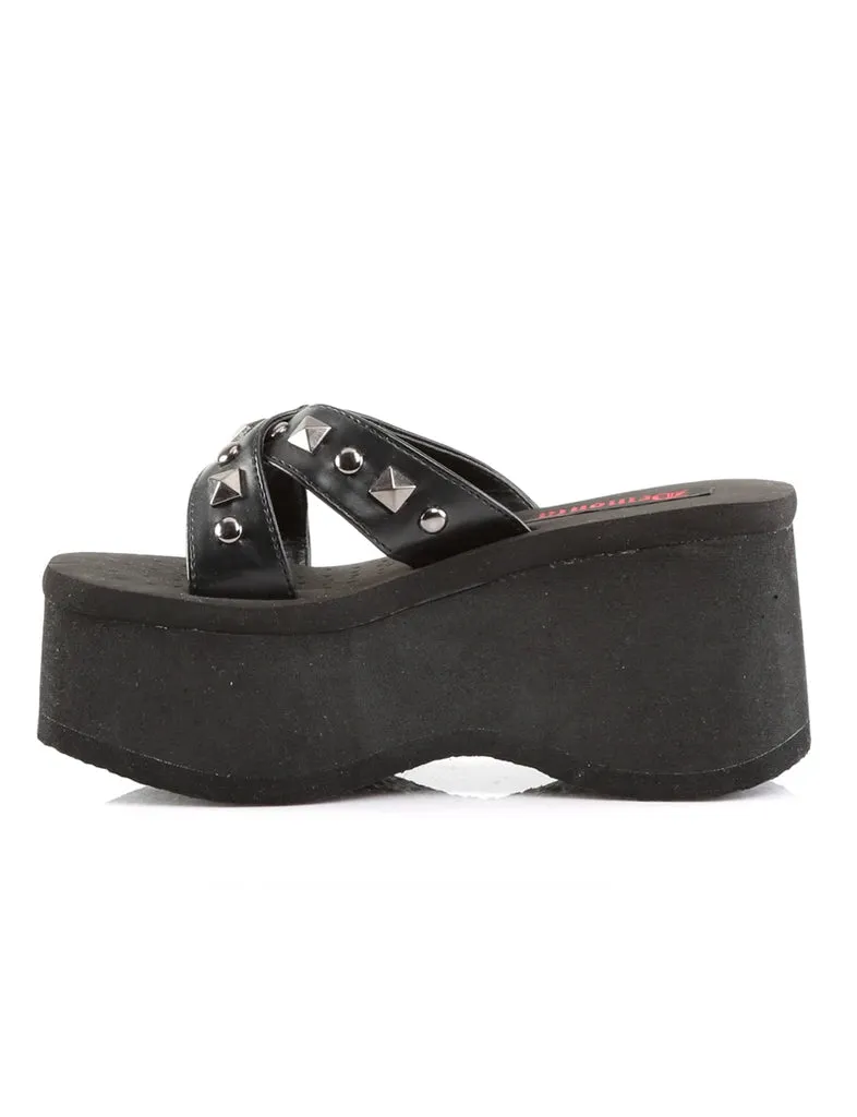 DEMONIA FUNN-29 PLATFORM SANDALS