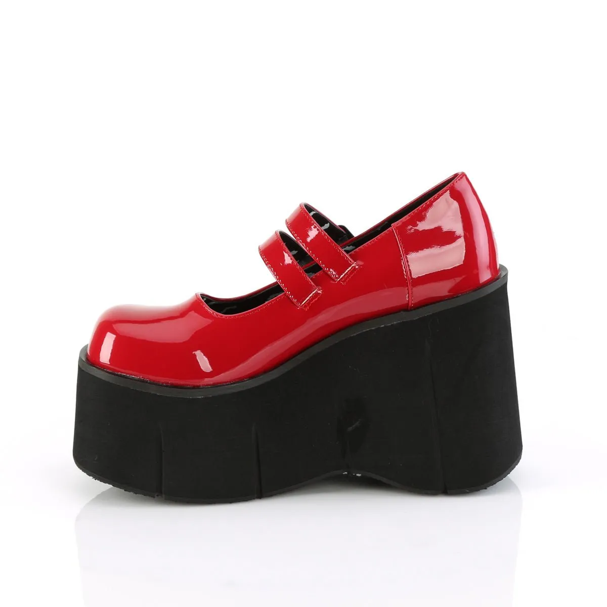 Demonia KERA-08 | Red Patent Leather Mary Janes