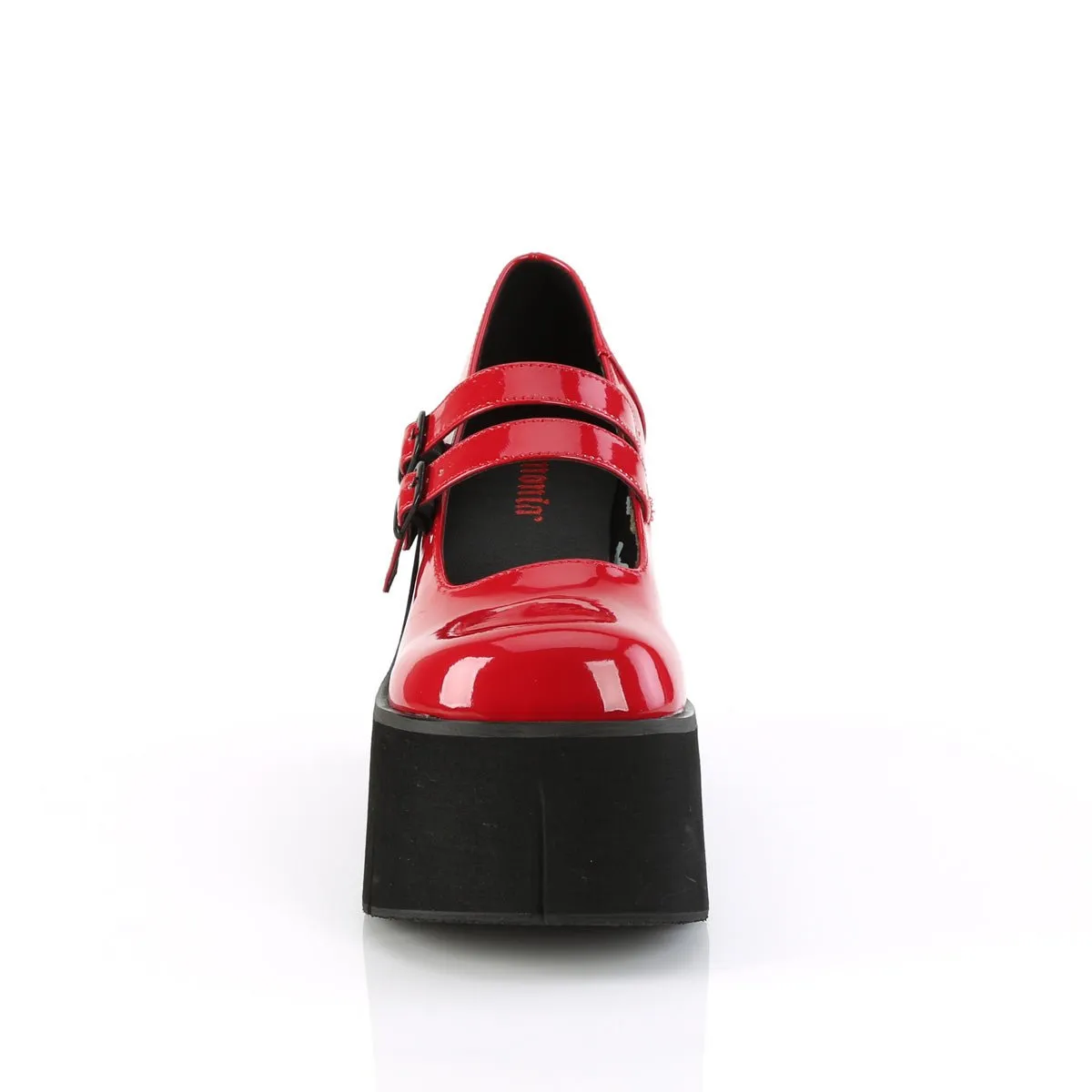 Demonia KERA-08 | Red Patent Leather Mary Janes