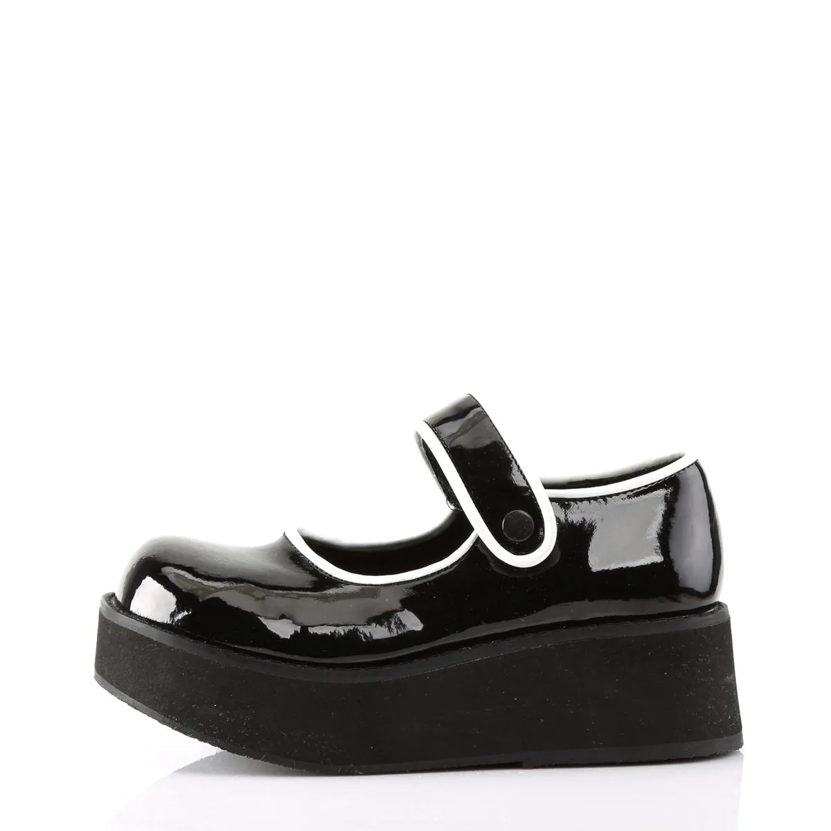 Demonia SPRITE-01 | Black Patent Leather Mary Janes