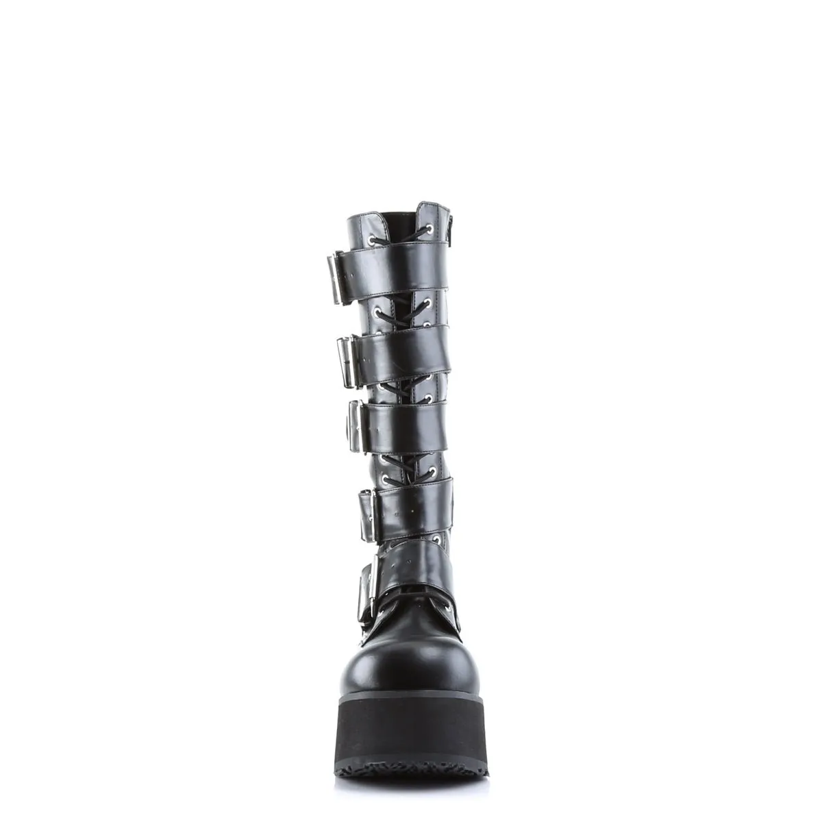 Demonia TRASHVILLE-518 | Black Vegan Leather Unisex Boots