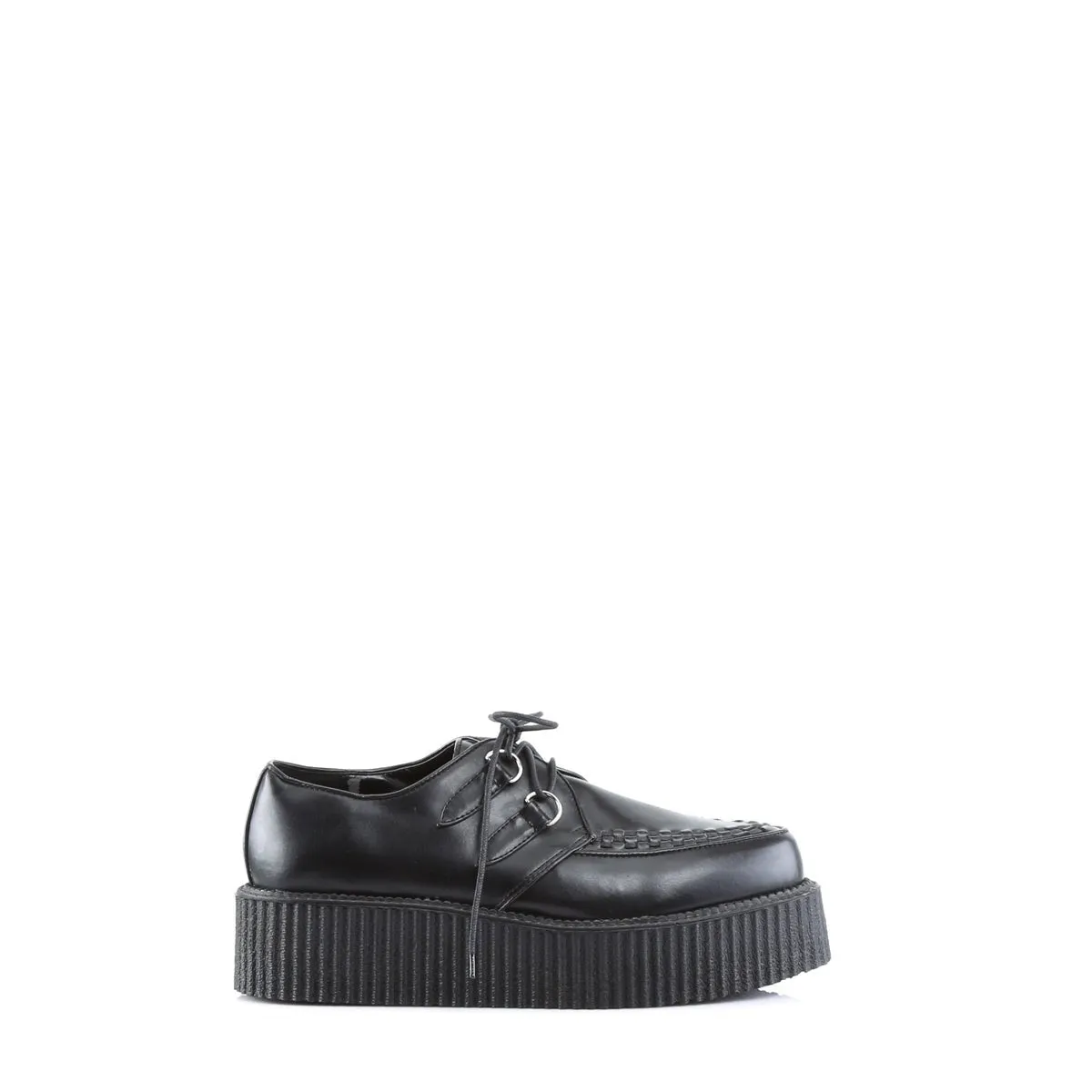 Demonia V-CREEPER-502 | Black Vegan Leather Unisex Creepers