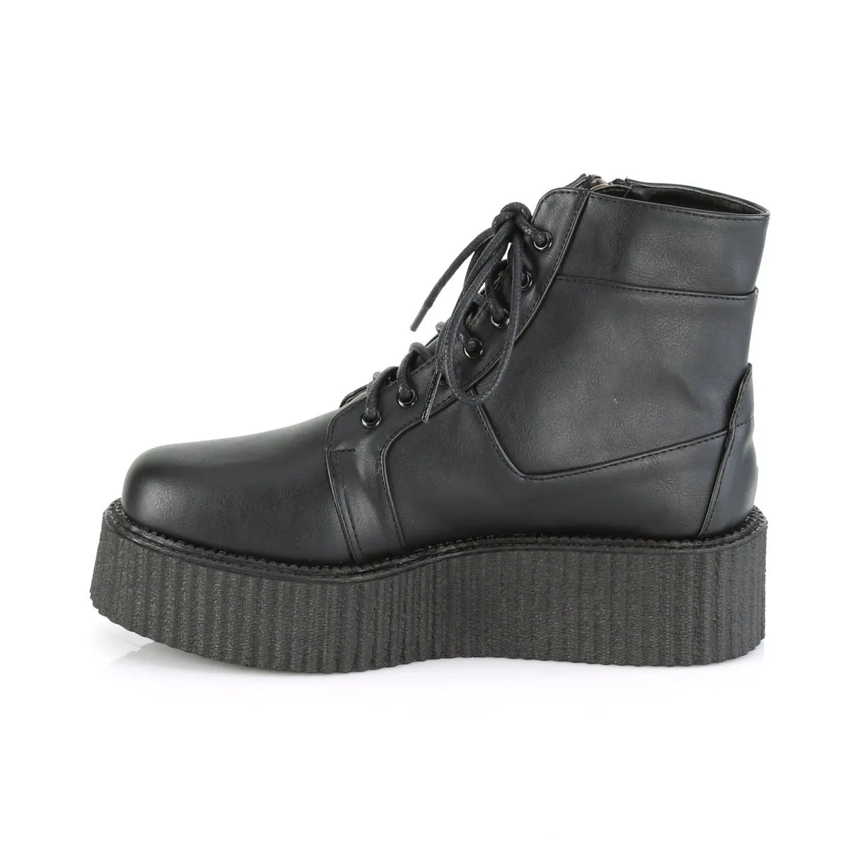 Demonia V-CREEPER-571 | Black Vegan Leather Unisex Creepers