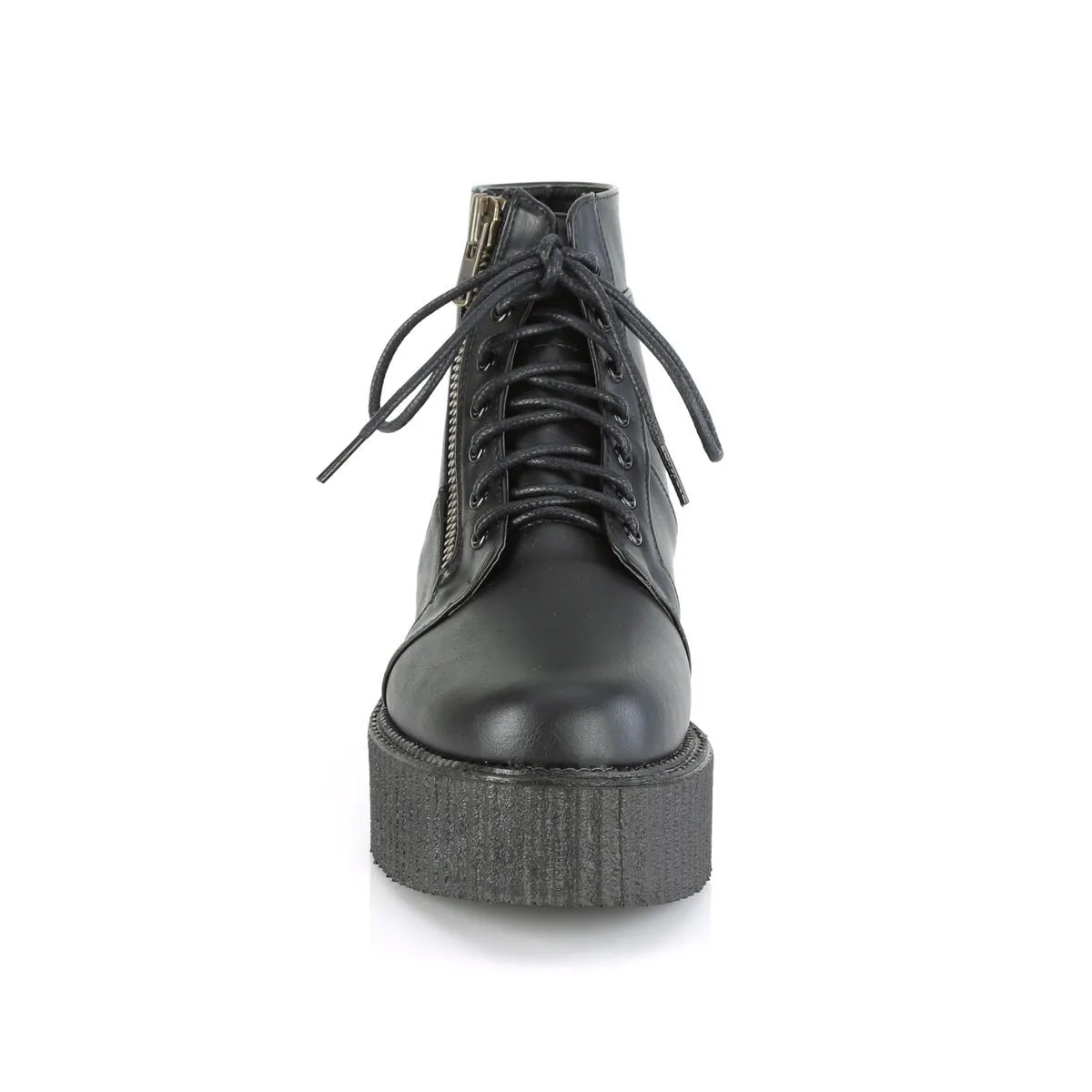 Demonia V-CREEPER-571 | Black Vegan Leather Unisex Creepers